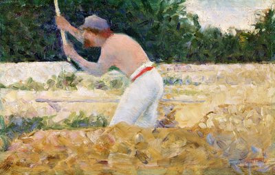 The Stone Breaker ، حوالي 1882 (زيت على لوح) بواسطة جورج بيير سورات
