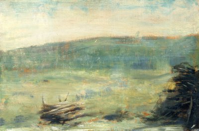 منظر طبيعي في سان أوين ، 1878-79 (زيت على خشب) بواسطة جورج سورات
