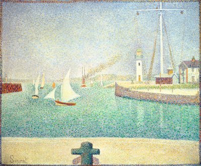 ميناء Honfleur ، ج 1886 بواسطة جورج سورات