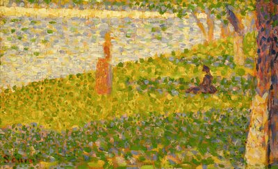 النساء على ضفة النهر ، دراسة لـ La Grande Jatte ، c.1885-86 بواسطة جورج سورات