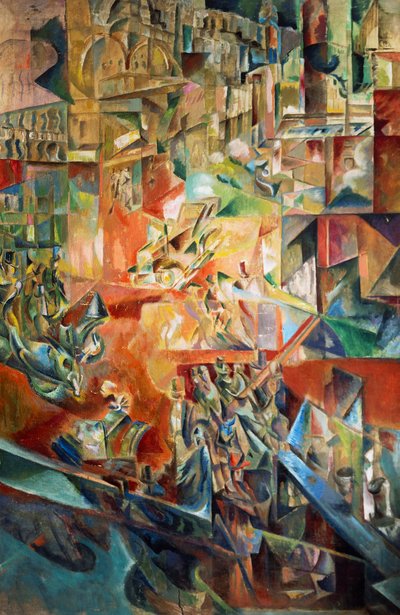Metropolis, by Georges Yakoulov (1884-1928). Russia, 20th century. بواسطة جورج ياكولوف