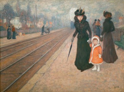 La gare de banlieue بواسطة جورج د إسبانات
