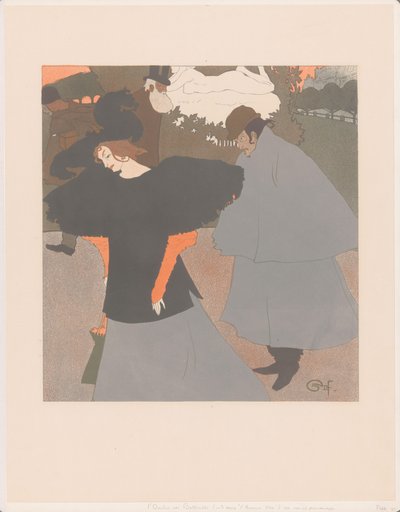 سيدة في الشارع يتبعها رجل نبيل L'Ombre de Botticelli ، ayez pitié de nous Free love (عنوان السلسلة) L'amour libre (عنوان السلسلة) بواسطة جورج دي فيور