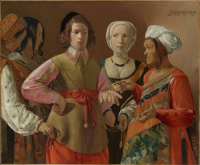 راوي الثروة. ربما 1630s بواسطة جورج دي لا تور