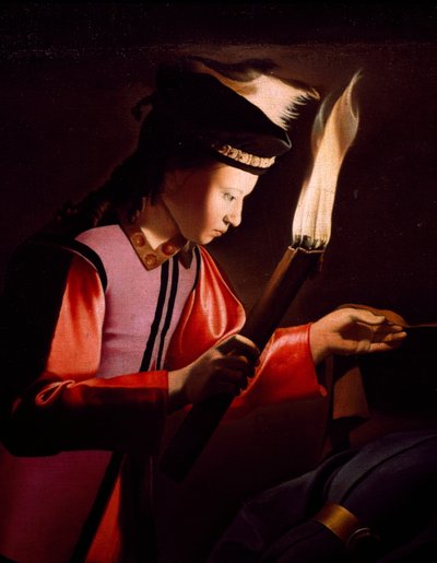 اكتشاف جثة القديس ألكسيس ، بواسطة جورج دي لا تور (1593-1652) ، التفاصيل بواسطة جورج دي لا تور