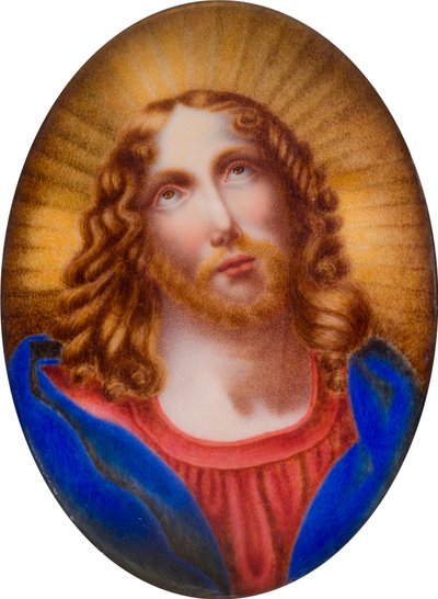 رجل الأحزان: المخلص ، 1810-1842 (زيت على قماش) بواسطة جورجينا فيسكونتيس نيوبورت مونكريف