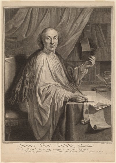 جان بابتيست سانتويل بواسطة Gerard Edelinck after Chevalier Dumee