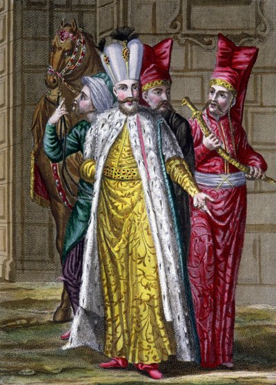 اللباس الاحتفالي للسلطان بواسطة جيرارد جان بابتيست سكوتين