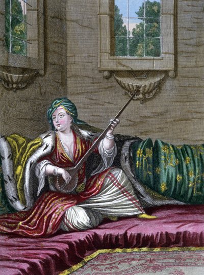 سيدة تركية بواسطة جيرارد جان بابتيست سكوتين