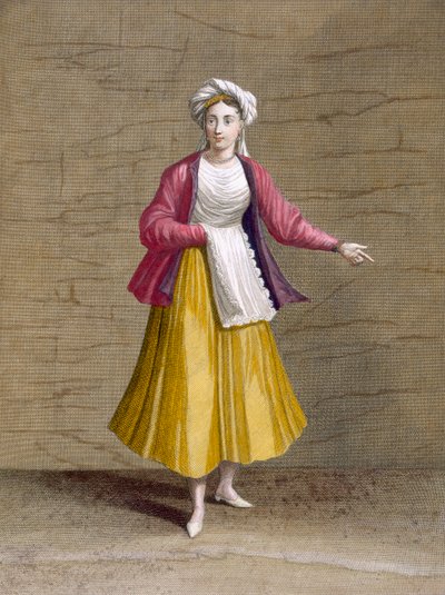 فتاة من القديس يوحنا بطمس ، حانة. C1707. بواسطة جيرارد سكوتين