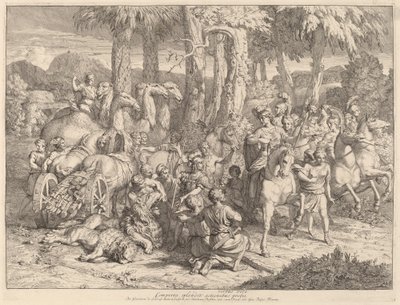 سميراميس في لعبة Lion Hunt بواسطة جيرارد دي لايرس