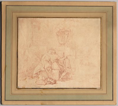 قبلة السلام والعدل بواسطة بعد Laurent de La Hyre