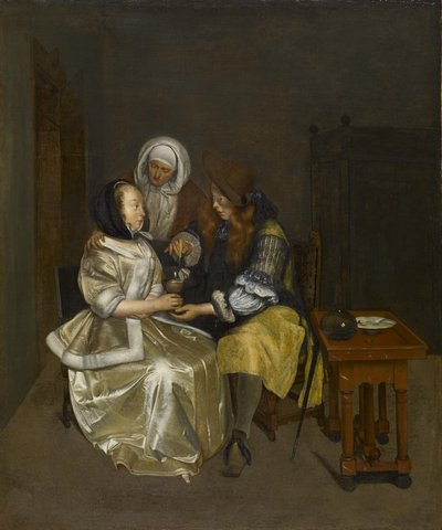 كوب من عصير الليمون ، c.1664 بواسطة جيرارد تير بورش