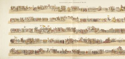 موكب تاريخي ، أقيم في روتردام في 21 مايو 1874 (العنوان على الجسم) بواسطة جيراردوس يوهانس بوس