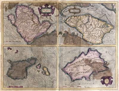 The British Islands (engraving بواسطة جيراردوس مركاتور