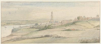 منظر لرينين والراين من الشرق بواسطة جيربراند فان دن إيكهوت