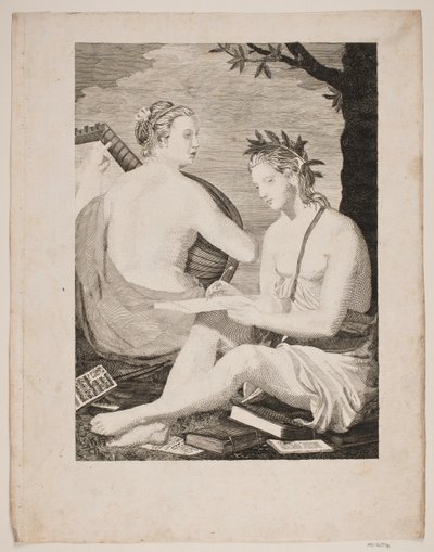 Terpsichore et Kalliope بواسطة جيرهارد لودفيج لاده
