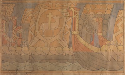 رسم الفولكلور ، 1895-1898. بواسطة جيرهارد مونته