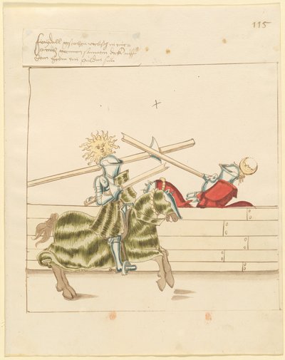 Joust الايطالية السلام بواسطة القرن السادس عشر الألماني