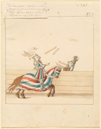 Joust الايطالية السلام بواسطة القرن السادس عشر الألماني