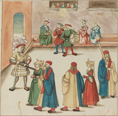 حفلة تنكرية بواسطة القرن السادس عشر الألماني