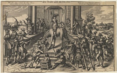شقيق الحمار بالمال ، في وقت مبكر 17th cen. بواسطة سيد ألماني