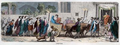 التاريخ القديم. اليونـــان حفلة زفاف ... (نقش) بواسطة المدرسة الألمانية