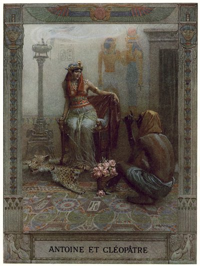 أنتوني وكليوباترا بواسطة المدرسة الألمانية