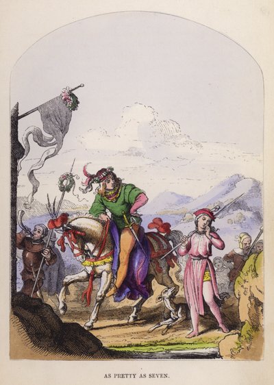 As Pretty As Seven (colour litho) بواسطة المدرسة الألمانية