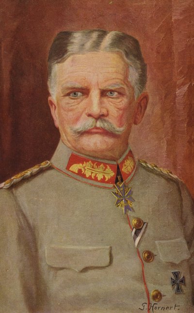 أوجست فون ماكينسن، جندي ألماني ومارشال ميداني خلال الحرب العالمية الأولى بواسطة المدرسة الألمانية