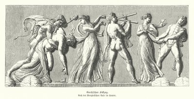 Bacchanalia (نقش) بواسطة المدرسة الألمانية