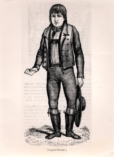 كاسبار هاوزر (1812-1833) بواسطة المدرسة الألمانية