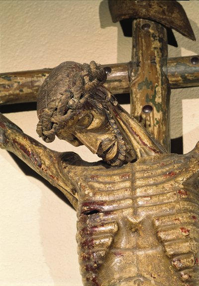 المسيح على الصليب ، يدعى Le Devot Christ ، 1307 (خشب) (التفاصيل) بواسطة المدرسة الألمانية