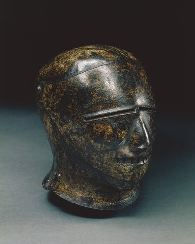 منصة نقالة مغلقة ذات وجه بشع ، أو حاجب Schembart ، نورمبرج ، حوالي 1500 (الفولاذ المطلي) بواسطة المدرسة الألمانية