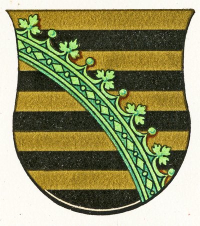 شعار ساكسونيا ، c.1898 بواسطة المدرسة الألمانية
