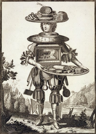 زي لطاهي المعجنات ، حانة. بقلم جيرارد فالك (16512-1726) ج .1690 بواسطة المدرسة الألمانية