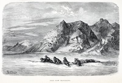 ديب سنو ترافيلينج ، حانة. لندن 1874 بواسطة المدرسة الألمانية