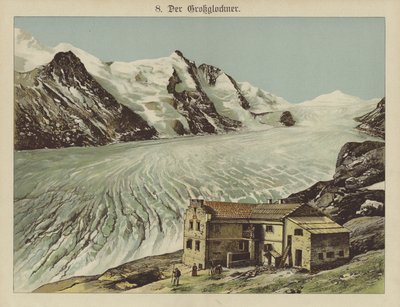 Der Grossglockner (لون ليثو) بواسطة المدرسة الألمانية