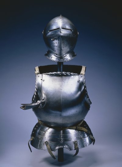 عناصر من بدلة جزئية للدرع ، c.1510-1530 بواسطة المدرسة الألمانية
