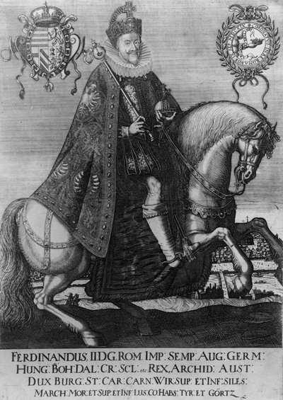 فرديناند الثاني (1578-1637) ، الإمبراطور الروماني المقدس بواسطة المدرسة الألمانية