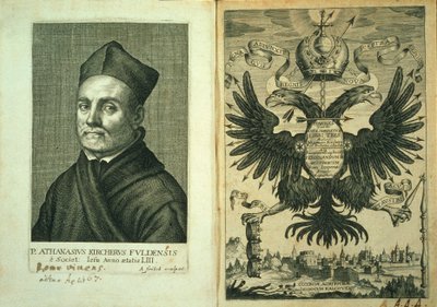 صورة لأعمال المغناطيس أو الفن المغناطيسي بواسطة Kircher الثلاثية ، 1643 بواسطة المدرسة الألمانية