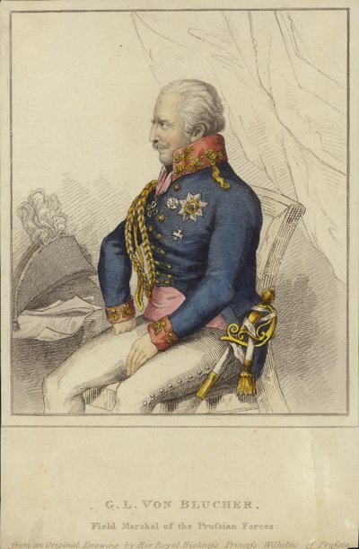 GL von Blucher ، المشير الميداني للقوات البروسية (1742-1819) بواسطة المدرسة الألمانية