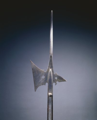 Halberd، c.1520 (الصلب والخشب) بواسطة المدرسة الألمانية