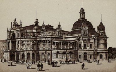 Hamburg: Concerthaus, Concert-House (litho) بواسطة المدرسة الألمانية