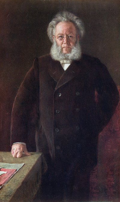 هنريك إبسن (1828-1902) بواسطة المدرسة الألمانية