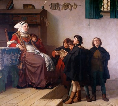 الموضوع التاريخي ، 1872 بواسطة المدرسة الألمانية