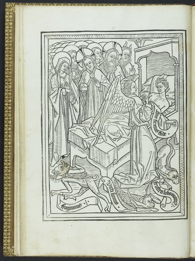 رسم توضيحي من Moriendi ' بواسطة المدرسة الألمانية