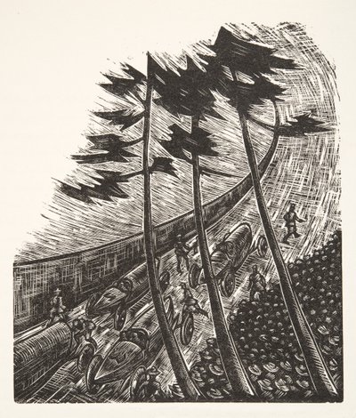 Illustration from Styl, pub.1922 (pochoir print) بواسطة المدرسة الألمانية