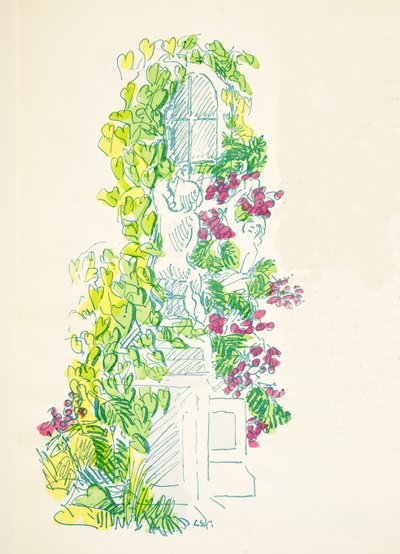 رسم توضيحي من Styl ، pub 1922 (طباعة pochoir) بواسطة المدرسة الألمانية
