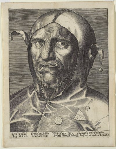 رأس كبير من Jester ، c.1600 بواسطة المدرسة الألمانية